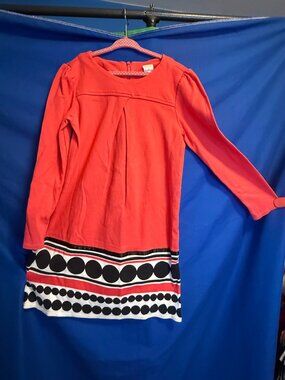 Girls Gymboree coral ponte dress Size 10